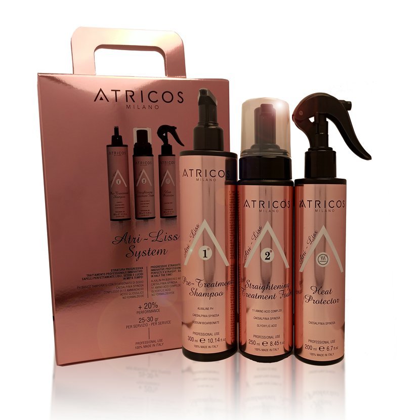Atricos Milano Atri-liss System Kit – Sada pro narovnání a lesk