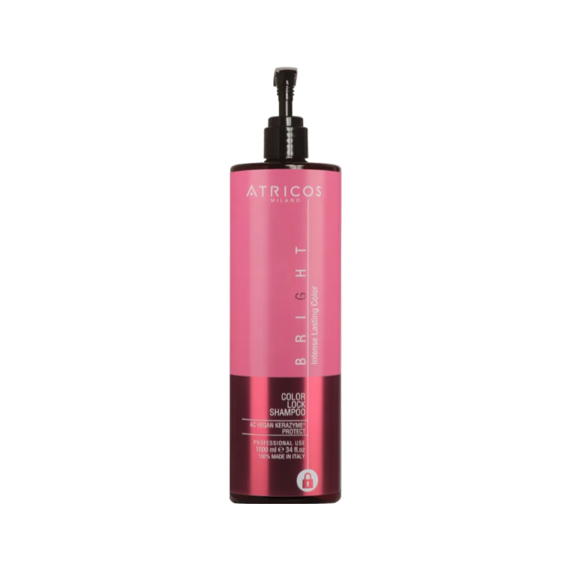 Atricos Bright Color Lock Shampoo – Jemný šampon pro barvené vlasy 1000 ml