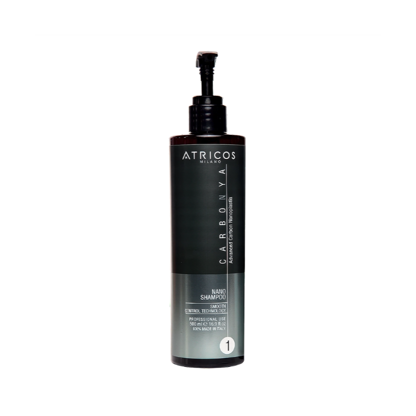Atricos Milano Carbonya Nano Shampoo – Přípravný šampon Carbonya pro vyhlazení vlasů 500 ml