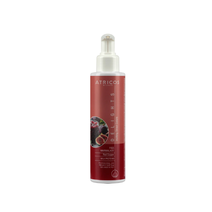 Atricos Delights Direct Gel Colouring - Figs Marmalade (Red Copper) - Přímý pigment (barvící gel) - Fíková marmeláda (Červeno-rezavá) 150 ml