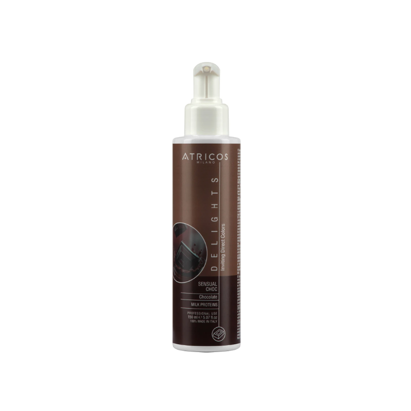 Atricos Delights Direct Gel Colouring - Sensual Choc (Chocolate) - Přímý pigment (barvící gel) - Smyslná čokoláda (Čokoládová) 150 ml