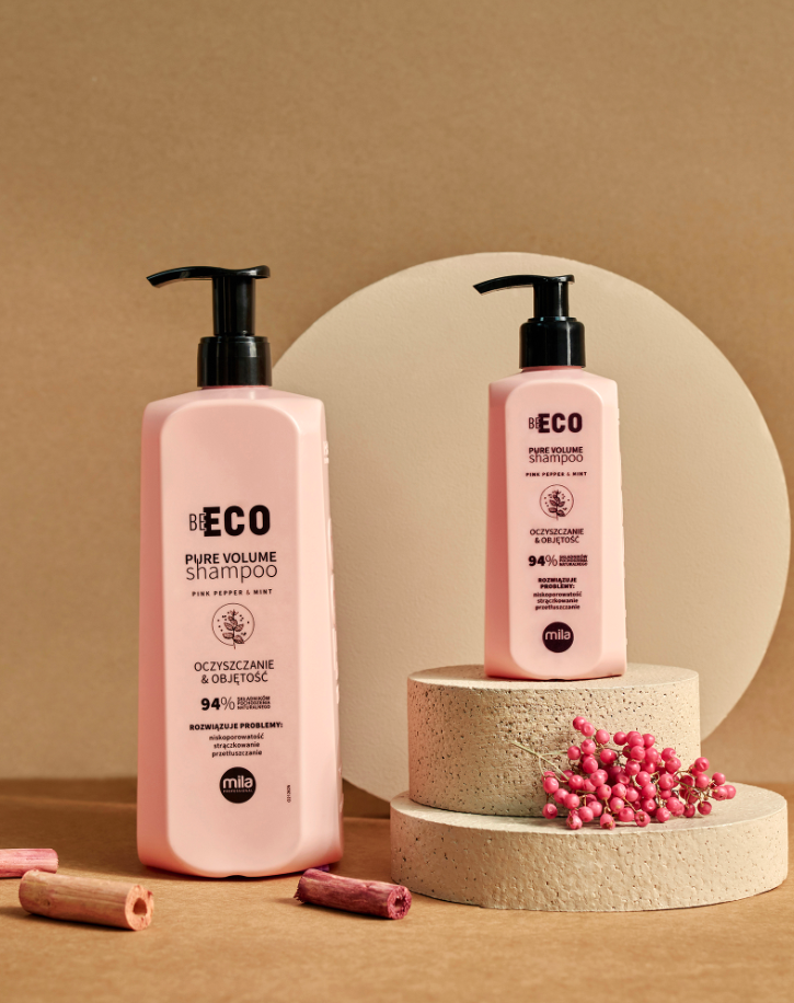 Objemový šampon Mila Be Eco 900 ml