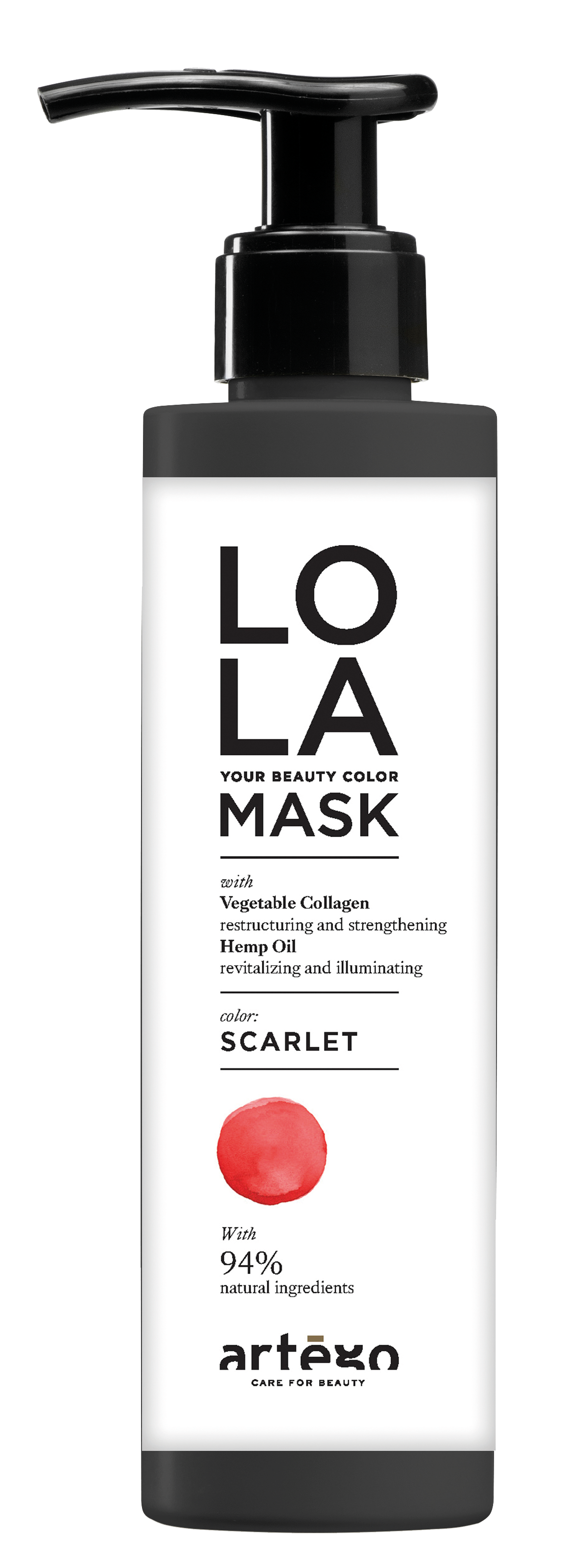 Tónující maska na vlasy Scarlet Artégo 200 ml