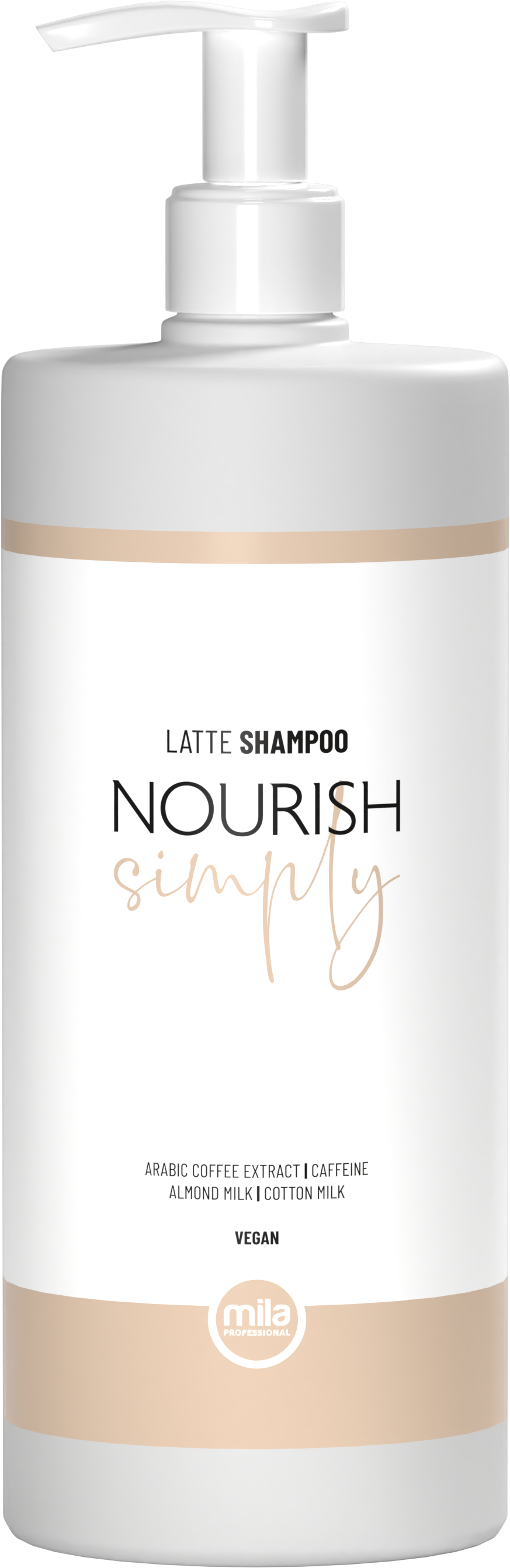 Šampon Mila Simply Nourish Latte - mléčná řada na výživu vlasů 950 ml