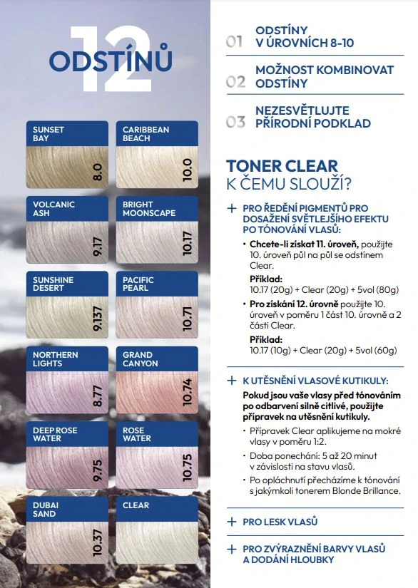 Mila Pro Blond Brilliance aktivátor 5 vol 1000 ml